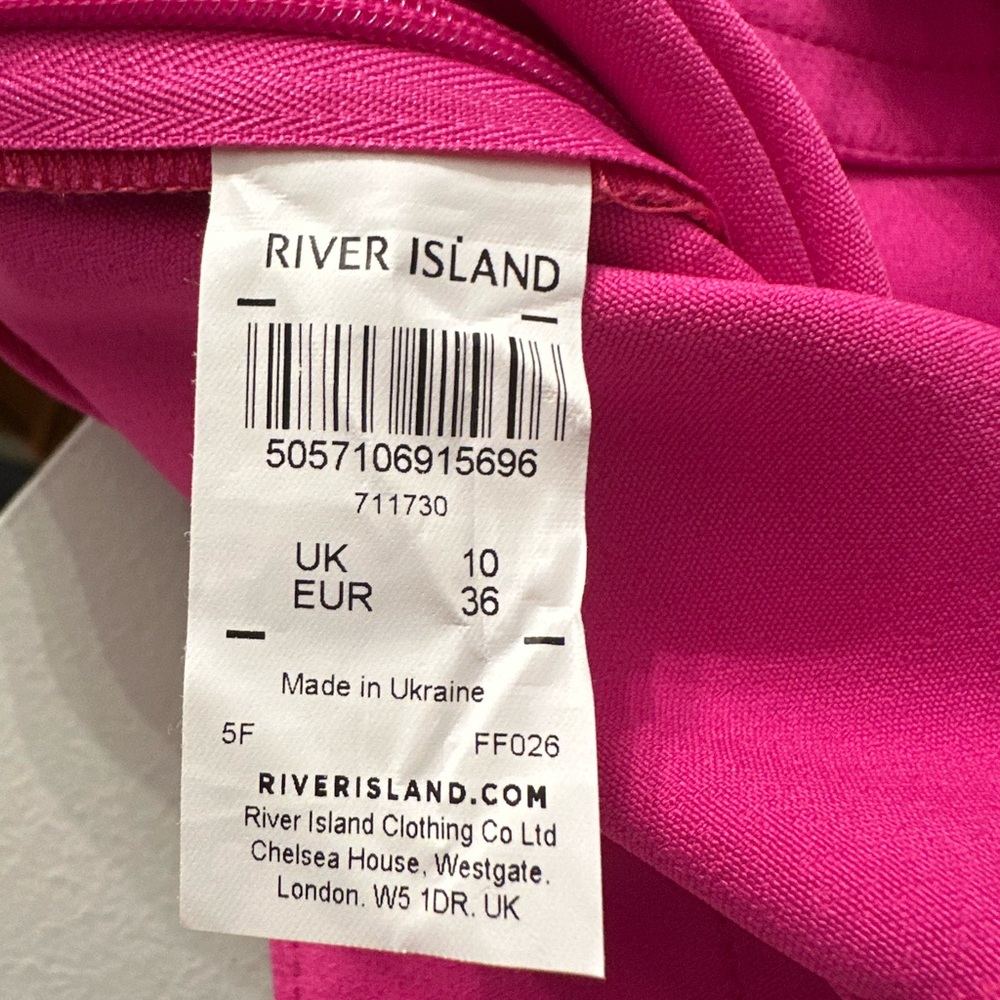 River Island Fuchsia Trousers - Picture 3 of 3